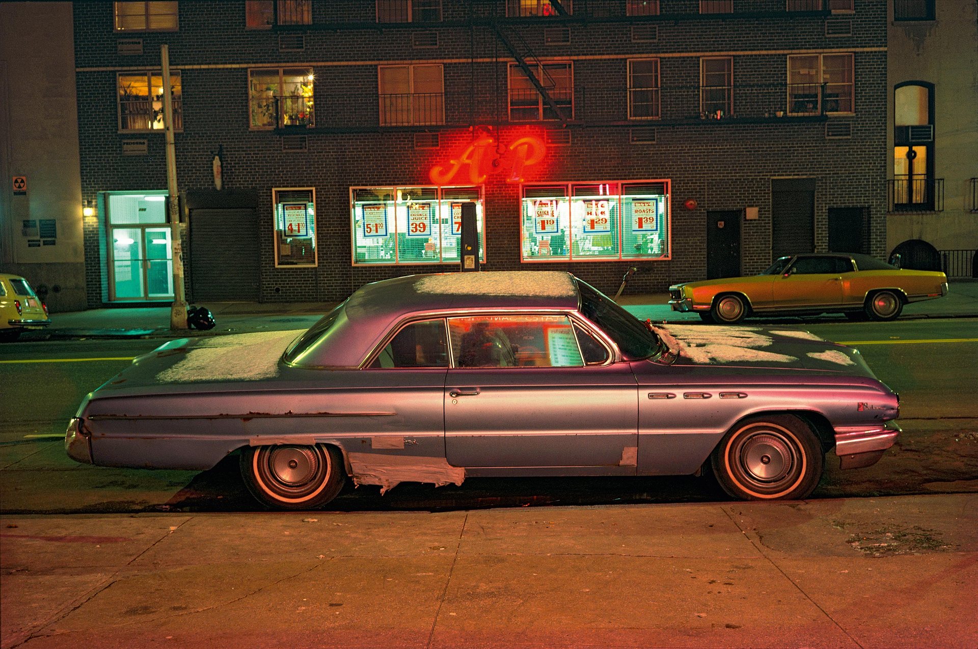 A&P car, Buick LeSabre, 14th Street between 7th and 8th Avenues, 1974.jpg